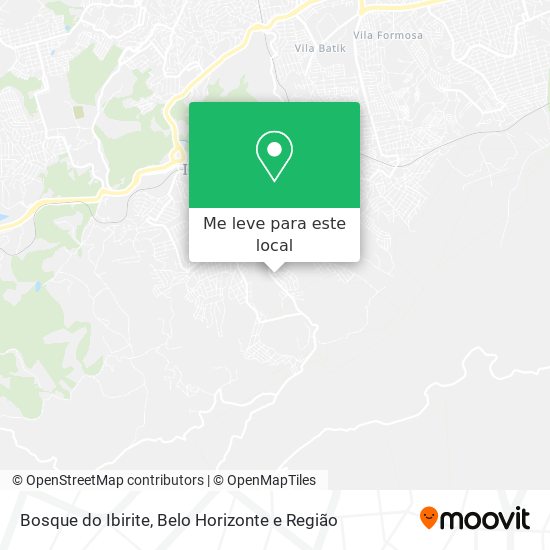 Bosque do Ibirite mapa