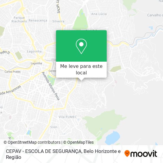 CEPAV - ESCOLA DE SEGURANÇA mapa