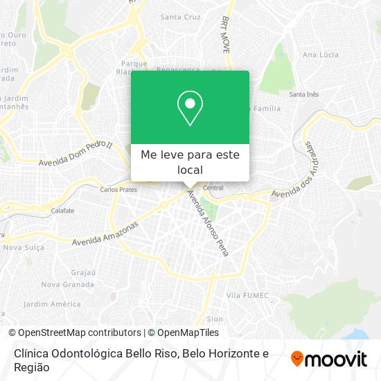 Clínica Odontológica Bello Riso mapa