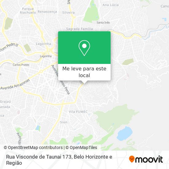 Rua Visconde de Taunai 173 mapa