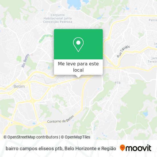 bairro campos eliseos ptb mapa