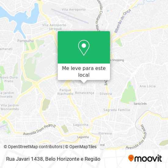 Rua Javari 1438 mapa