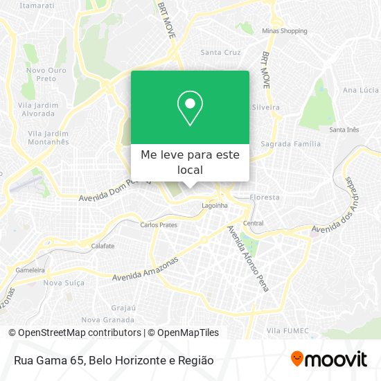 Rua Gama 65 mapa