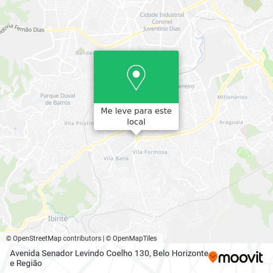 Avenida Senador Levindo Coelho 130 mapa