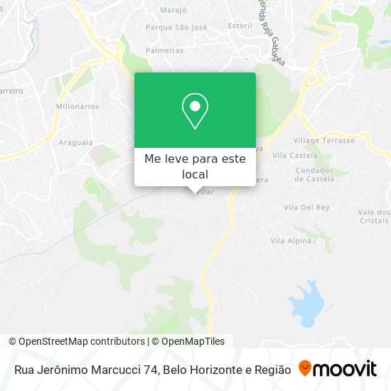 Rua Jerônimo Marcucci 74 mapa