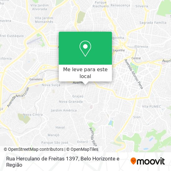 Rua Herculano de Freitas 1397 mapa