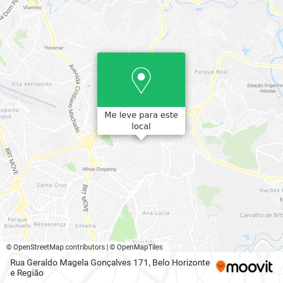 Rua Geraldo Magela Gonçalves 171 mapa