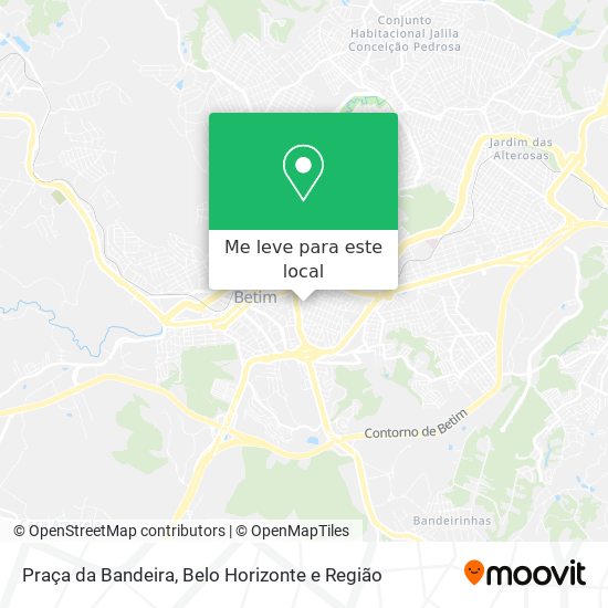 Praça da Bandeira mapa