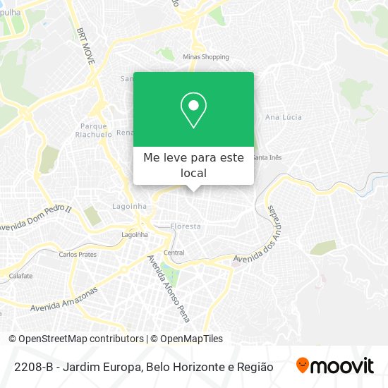 2208-B - Jardim Europa mapa