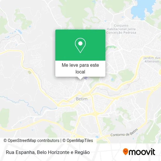 Rua Espanha mapa