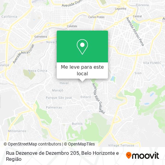 Rua Dezenove de Dezembro 205 mapa