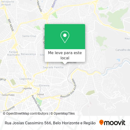 Rua Josias Cassimiro 566 mapa