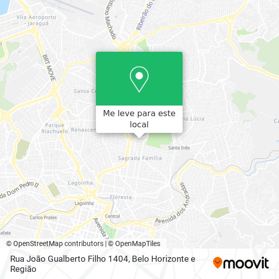 Rua João Gualberto Filho 1404 mapa