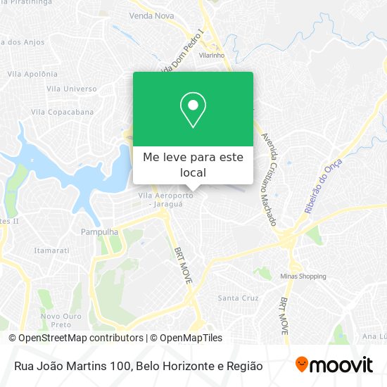 Rua João Martins 100 mapa
