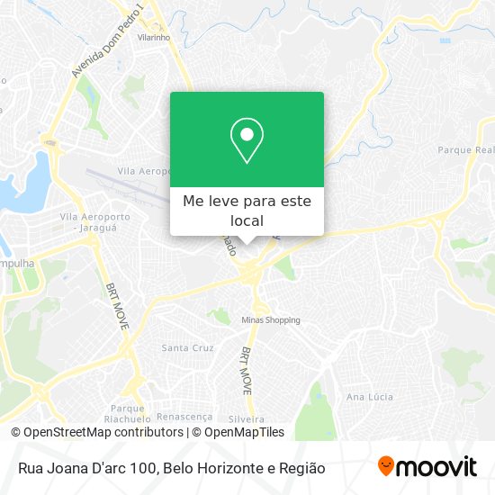 Rua Joana D'arc 100 mapa