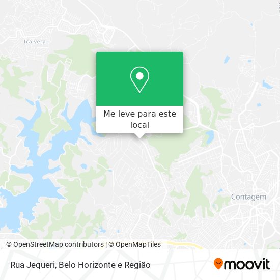 Rua Jequeri mapa