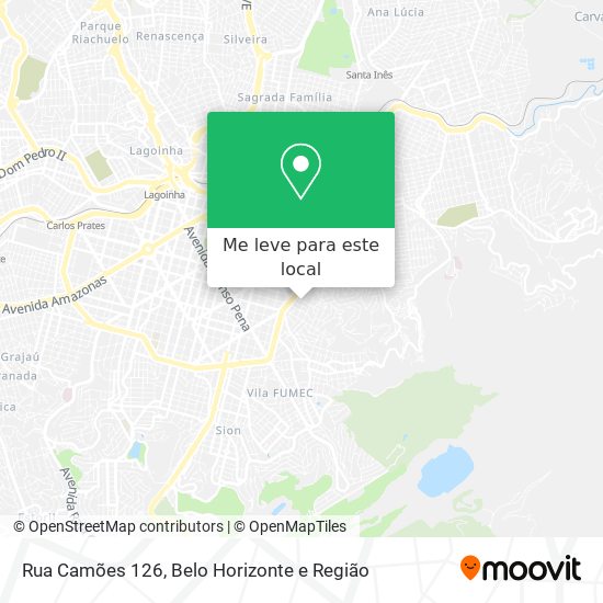 Rua Camões 126 mapa