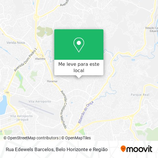 Rua Edewels Barcelos mapa