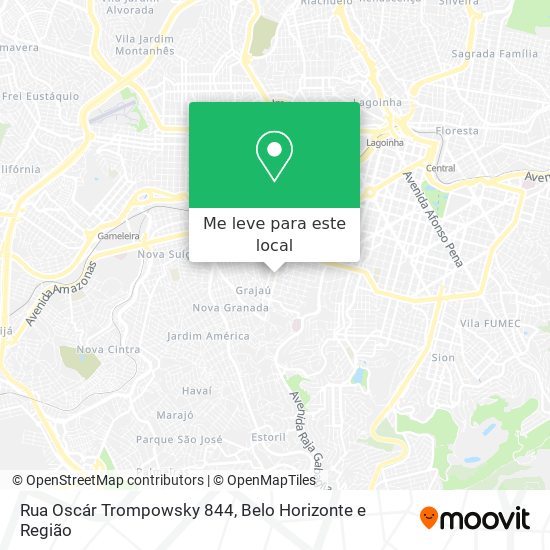 Rua Oscár Trompowsky 844 mapa