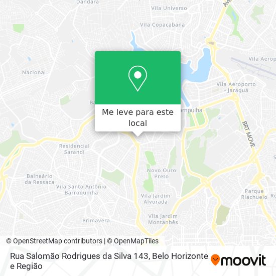 Rua Salomão Rodrigues da Silva 143 mapa