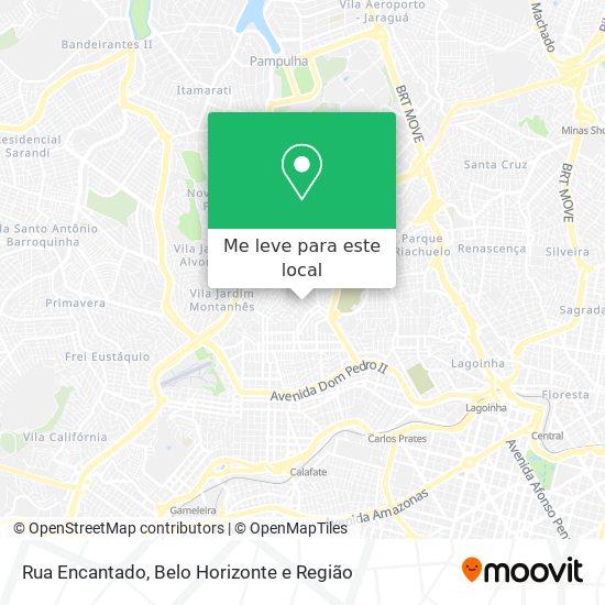 Rua Encantado mapa
