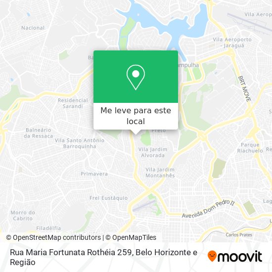 Rua Maria Fortunata Rothéia 259 mapa