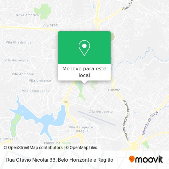Rua Otávio Nicolai 33 mapa