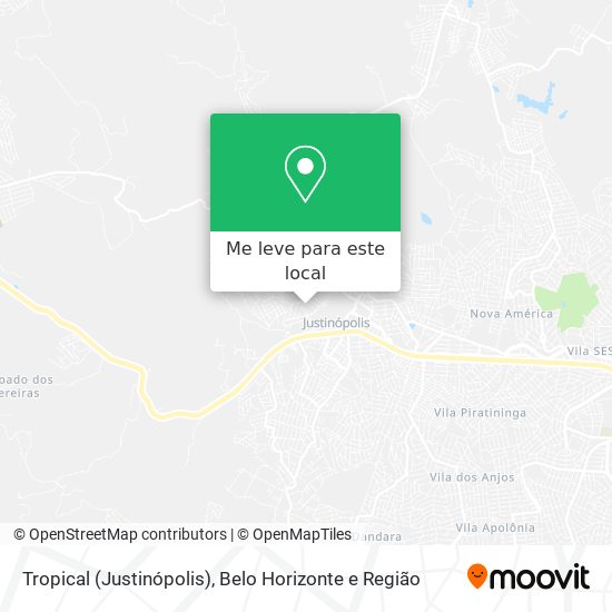 Tropical (Justinópolis) mapa