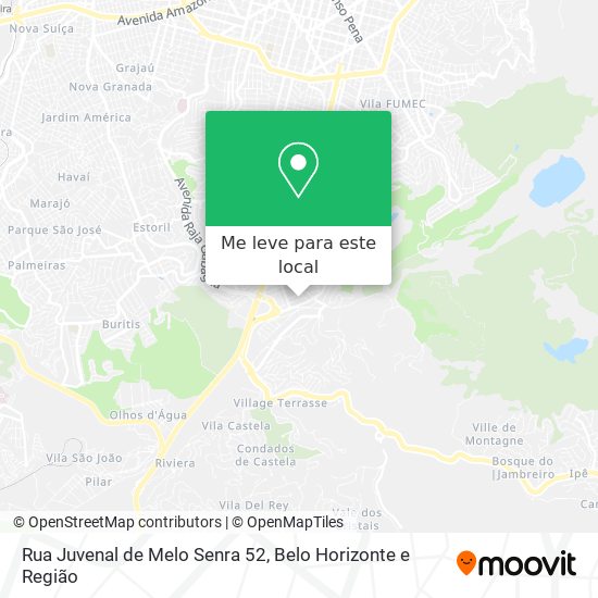 Rua Juvenal de Melo Senra 52 mapa