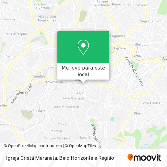 Igreja Cristã Maranata mapa