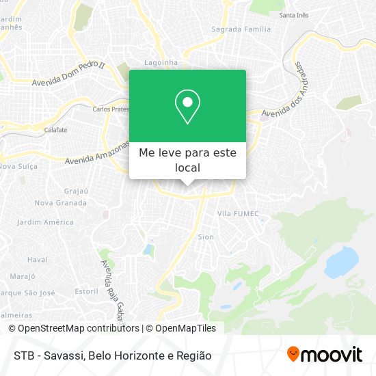 STB - Savassi mapa
