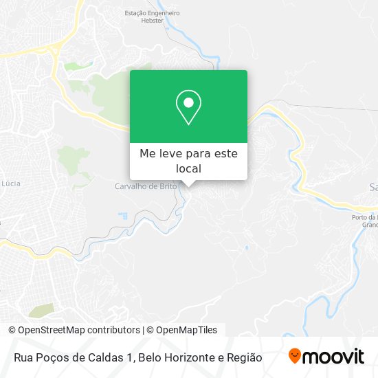 Rua Poços de Caldas 1 mapa