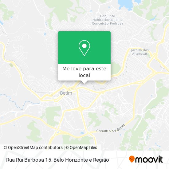 Rua Rui Barbosa 15 mapa