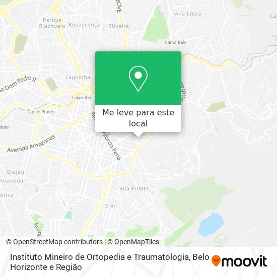 Instituto Mineiro de Ortopedia e Traumatologia mapa