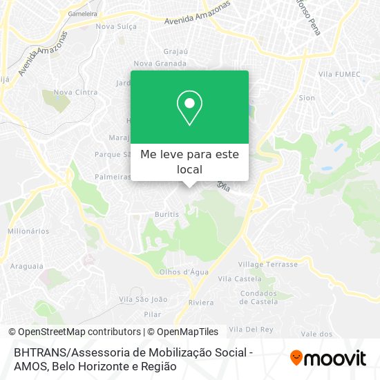BHTRANS / Assessoria de Mobilização Social - AMOS mapa