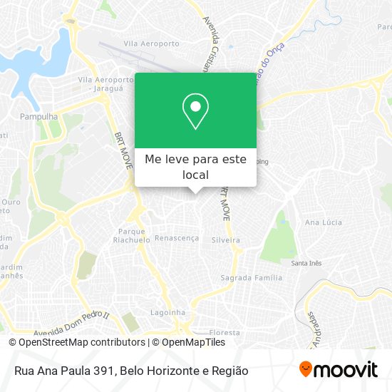 Rua Ana Paula 391 mapa