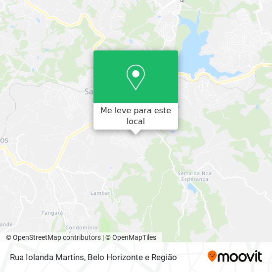 Rua Iolanda Martins mapa
