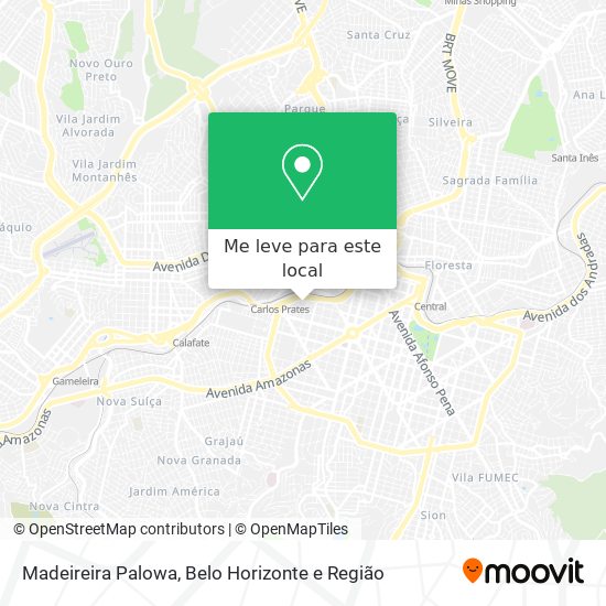 Madeireira Palowa mapa