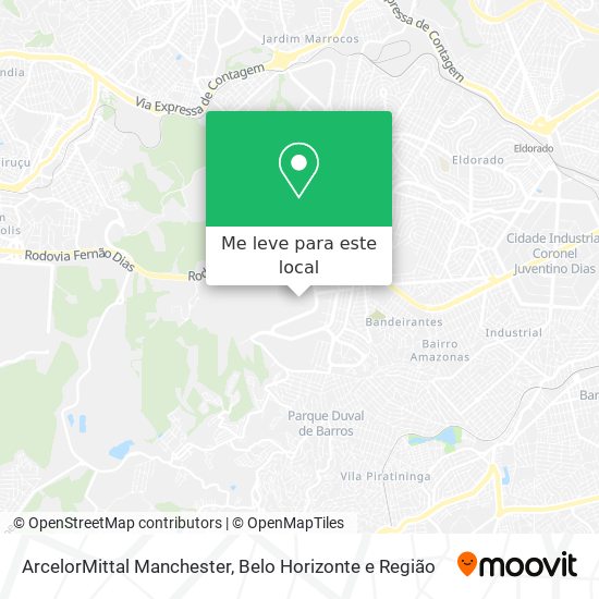 ArcelorMittal Manchester mapa