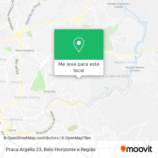 Praca Argélia 23 mapa