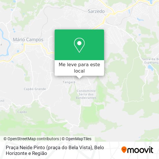 Praça Neide Pinto (praça do Bela Vista) mapa