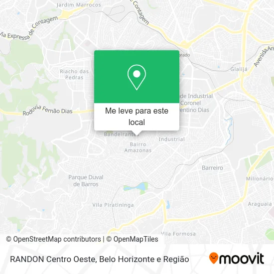 RANDON Centro Oeste mapa