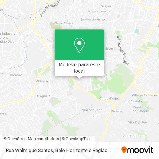 Rua Walmique Santos mapa