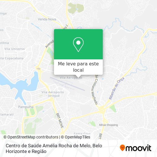 Centro de Saúde Amélia Rocha de Melo mapa