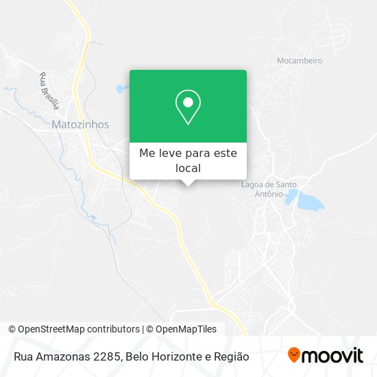 Rua Amazonas 2285 mapa