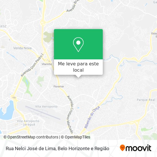 Rua Nelci José de Lima mapa
