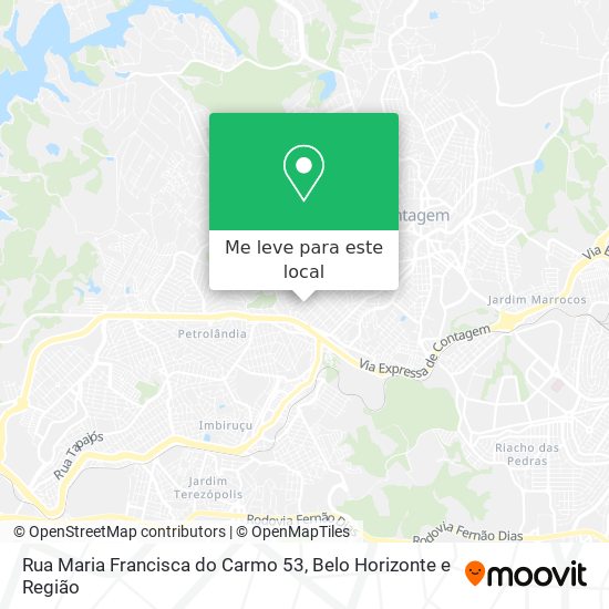 Rua Maria Francisca do Carmo 53 mapa