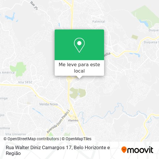 Rua Walter Diniz Camargos 17 mapa
