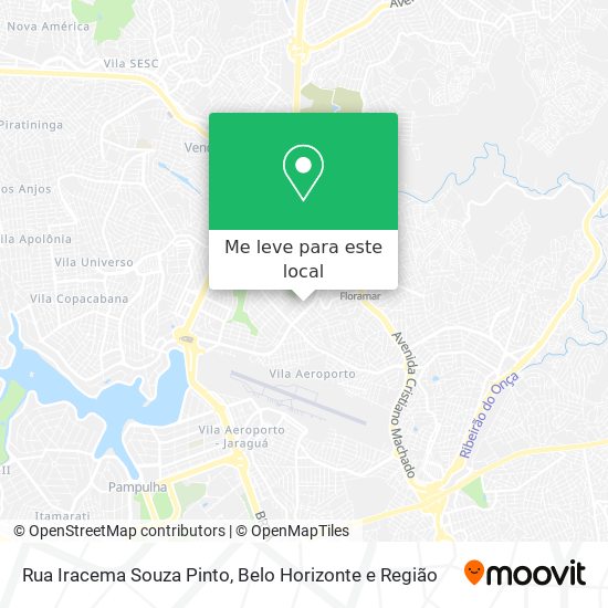 Rua Iracema Souza Pinto mapa