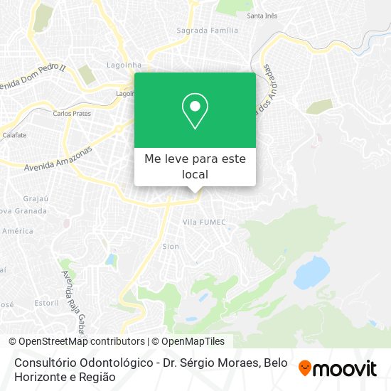 Consultório Odontológico - Dr. Sérgio Moraes mapa